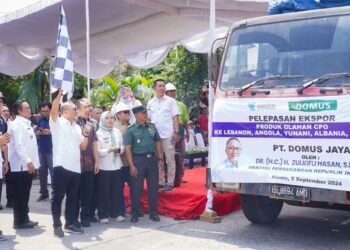 Margarine export from Lampung to Greece. Credit: Ministry of Trade PR