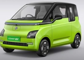 MG Comet EV was launched in India. Credit: MG Motors