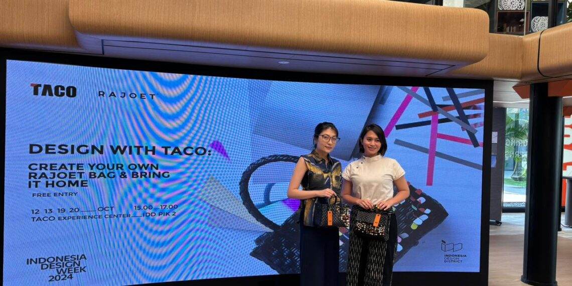 (R to L) Taco’s Senior Manager of Experience Center and Relationship Manager Emeralda, Founder of Rajoet.id Felicia Ng. (Credit: Wulan)