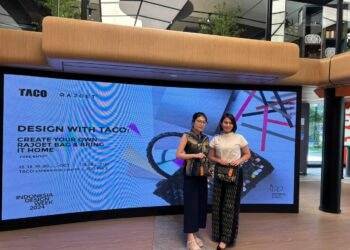 (R to L) Taco’s Senior Manager of Experience Center and Relationship Manager Emeralda, Founder of Rajoet.id Felicia Ng. (Credit: Wulan)