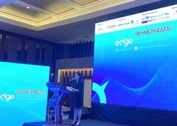 Co-Founder Edge Summit April Lam delivered her opening remarks on the opening of Edge HK-IDN Digital Summit 2024 in Jakarta. (Credit: Edge Summit)