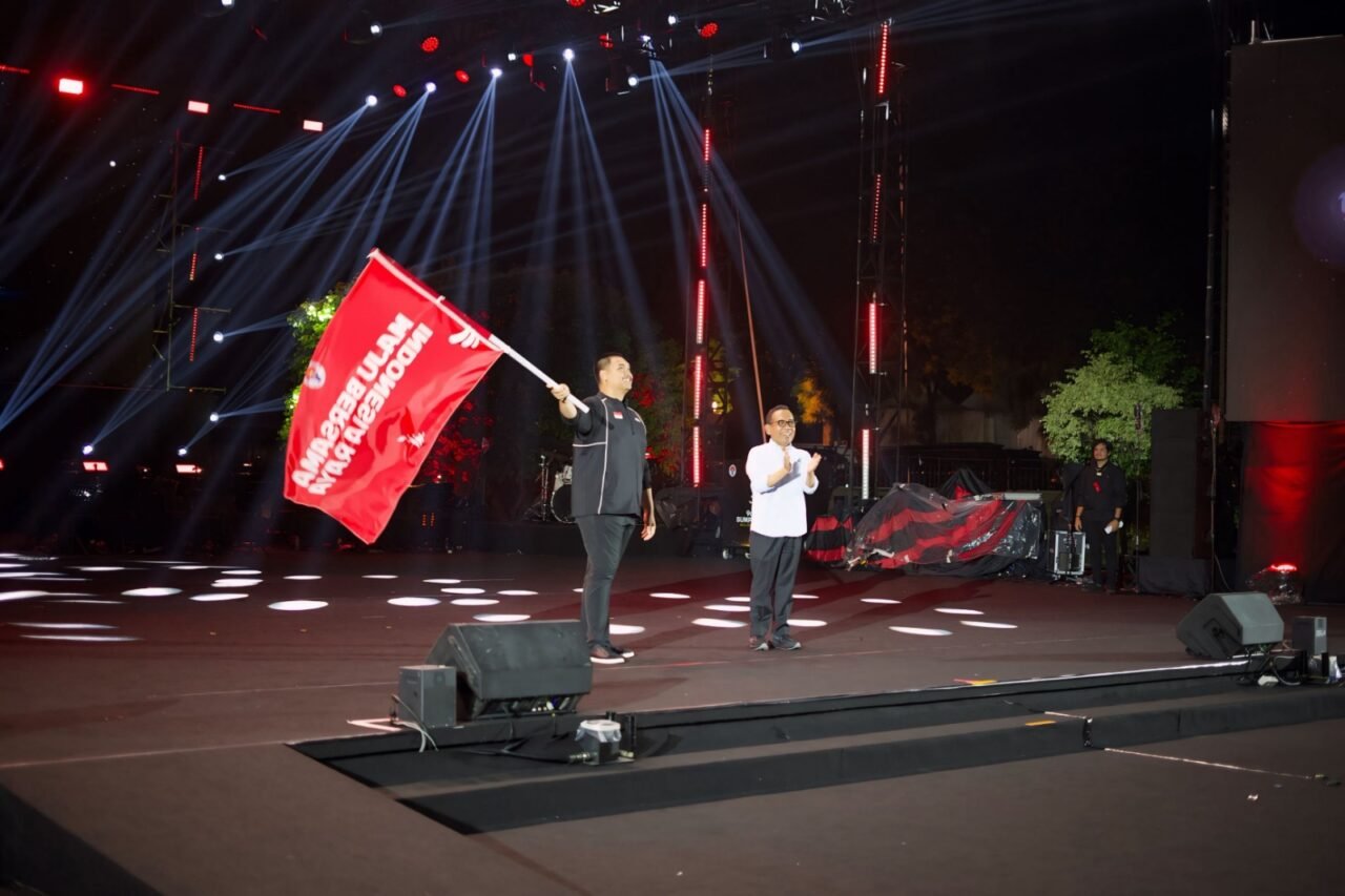 The Minister of Youth and Sports Dito Ariotedjo during the 96th anniversary of Youth Pledge Day. (Credit: Kemenpora)