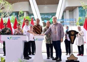 President Jokowi inaugurated Mayapada Hospital Nusantara in IKN. Credit: BPMI Setpres