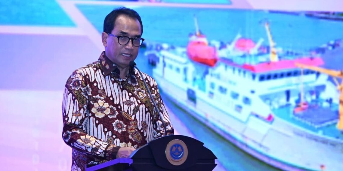 Minister of Transportation Budi Karya Sumadi talked about non-tax state revenue by optimizing port business management. Credit: Ministry of Transportation
