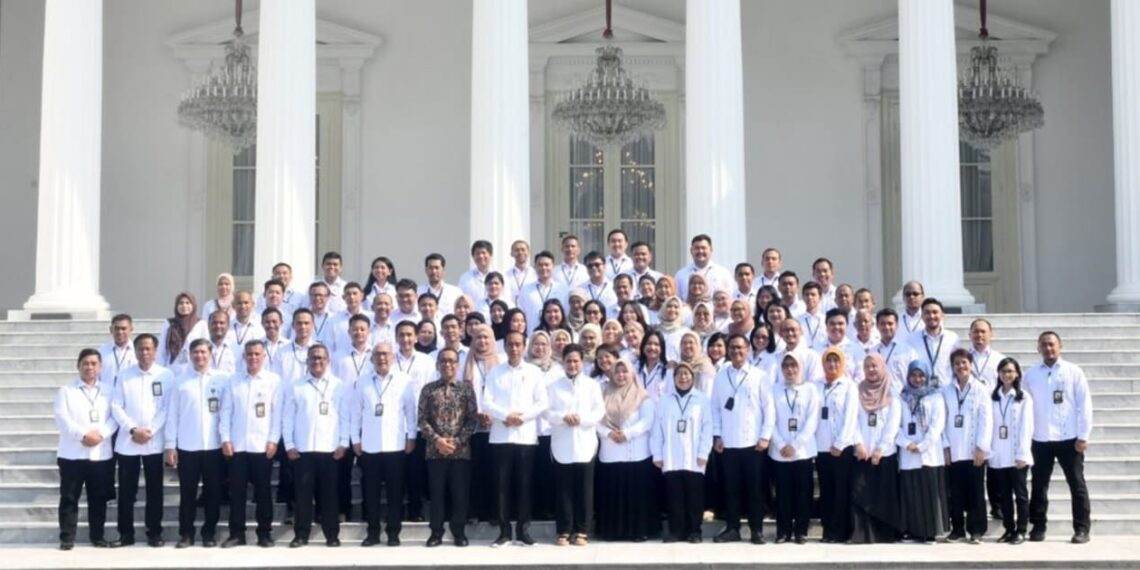 President Joko Widodo talked about downstream in the energy sector. Credit: BPMI Setpres