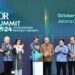 President Jokowi talked about the national leadership transition at BNI Investor Daily Summit 2024. Credit: BPMI Setpres