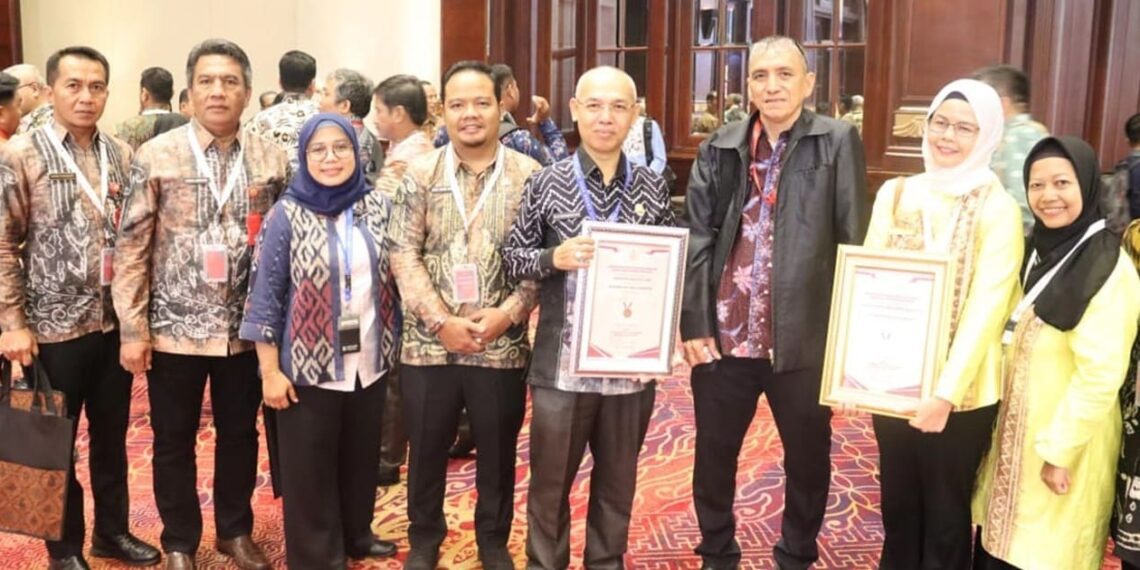 Tapin Regency received SAKIP Award 2024 in Jakarta (10/02). Credit: Tapin Regency Govt PR
