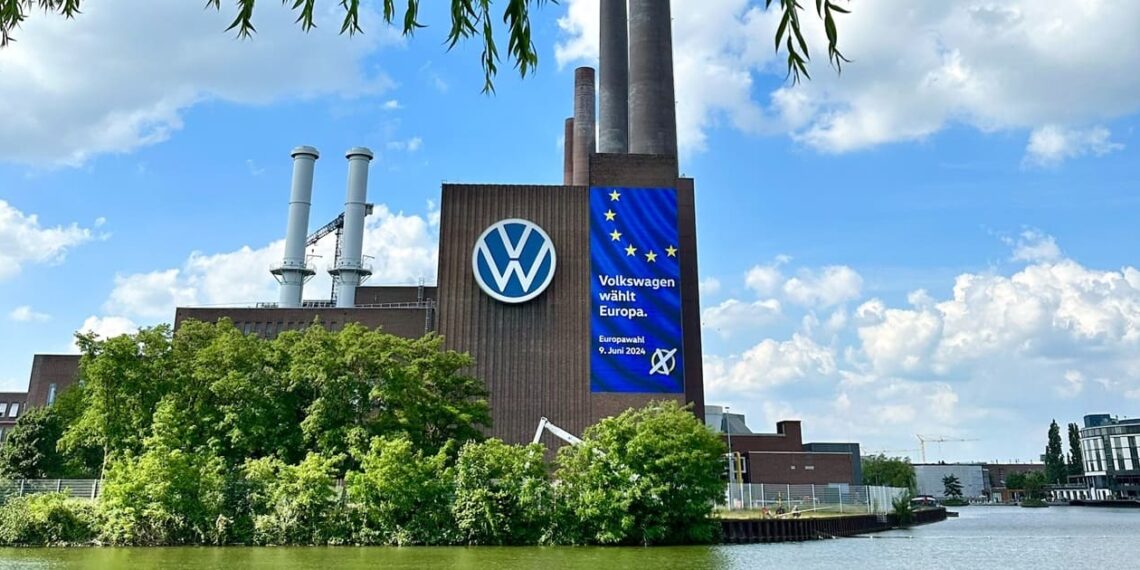 North-South power plant on the site of Volkswagen's main plant in Wolfsburg. Credit: Volkswagen AG
