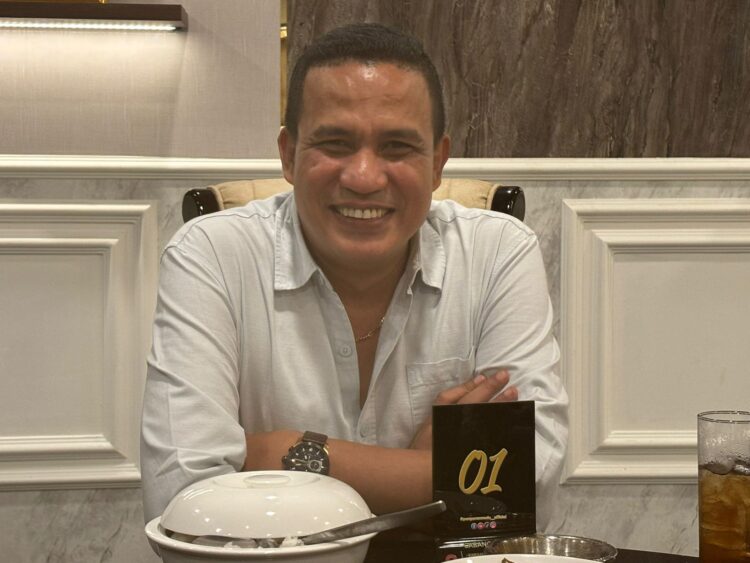 The Owner of Pangeran Mudo, Moch. Yunaldi during the opening of Pangeran Mudo branch Menteng at Jakarta. (Credit: Wulan)