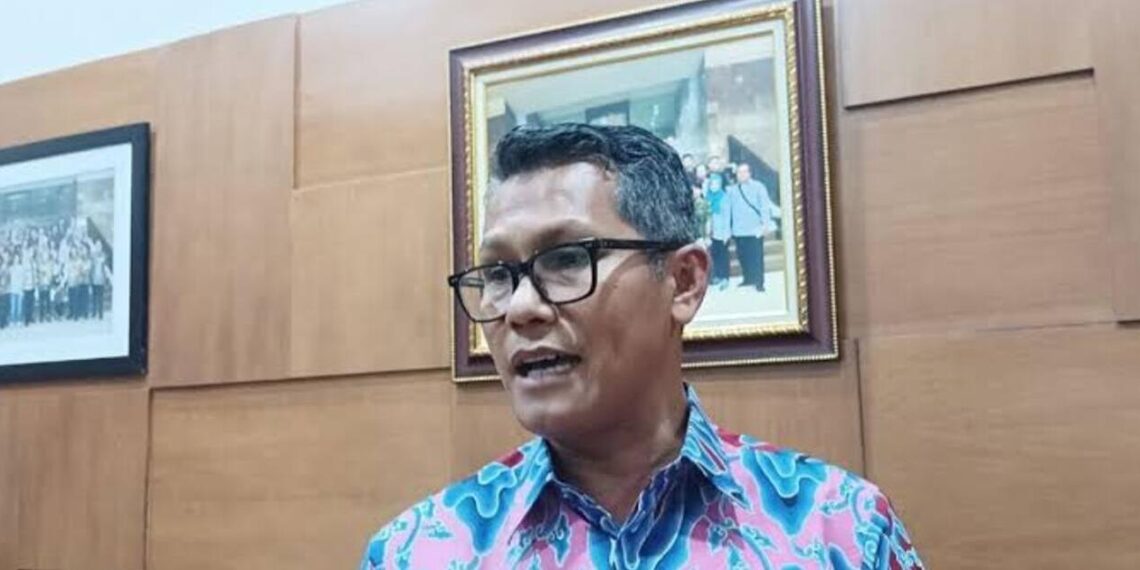 Febri Hendri Antoni Arif, Spokesperson for the Ministry of Industry talked about Sritex case. Credit: Ministry of Industry