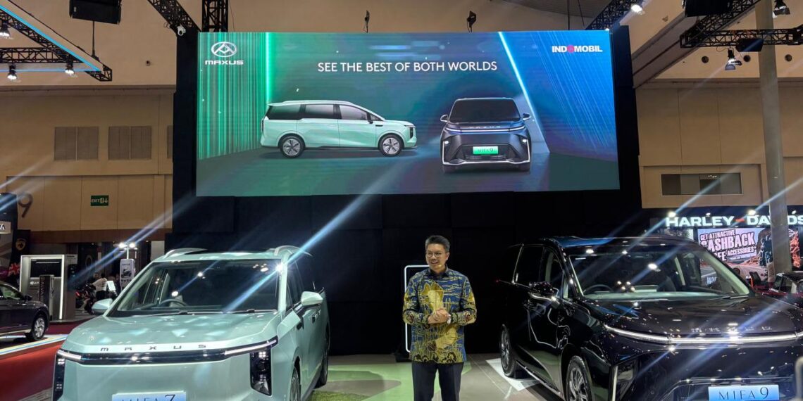 The launch of The All-New Maxus Mifa 7 and The New Maxus Mifa 9 in Indonesia. (Credit: Wulan)
