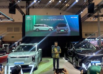The launch of The All-New Maxus Mifa 7 and The New Maxus Mifa 9 in Indonesia. (Credit: Wulan)