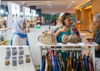 Sarinah Pandu x InJourney Bazaar facilitated 11 selected MSMEs to display their products. Credit: Sarinah