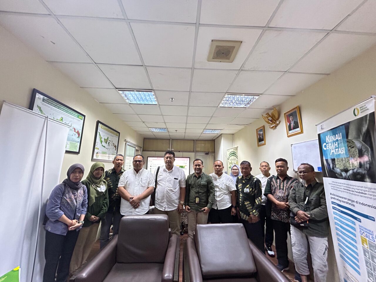 East Kutai’s Food Security Department at Bapanas. (Credit: Dewi Sartika)
