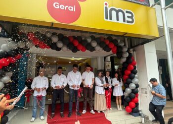 Indosat Ooredoo Hutchison (IOH) presents new IM3 outlets in Kelapa Gading. (Credit: Wulan)