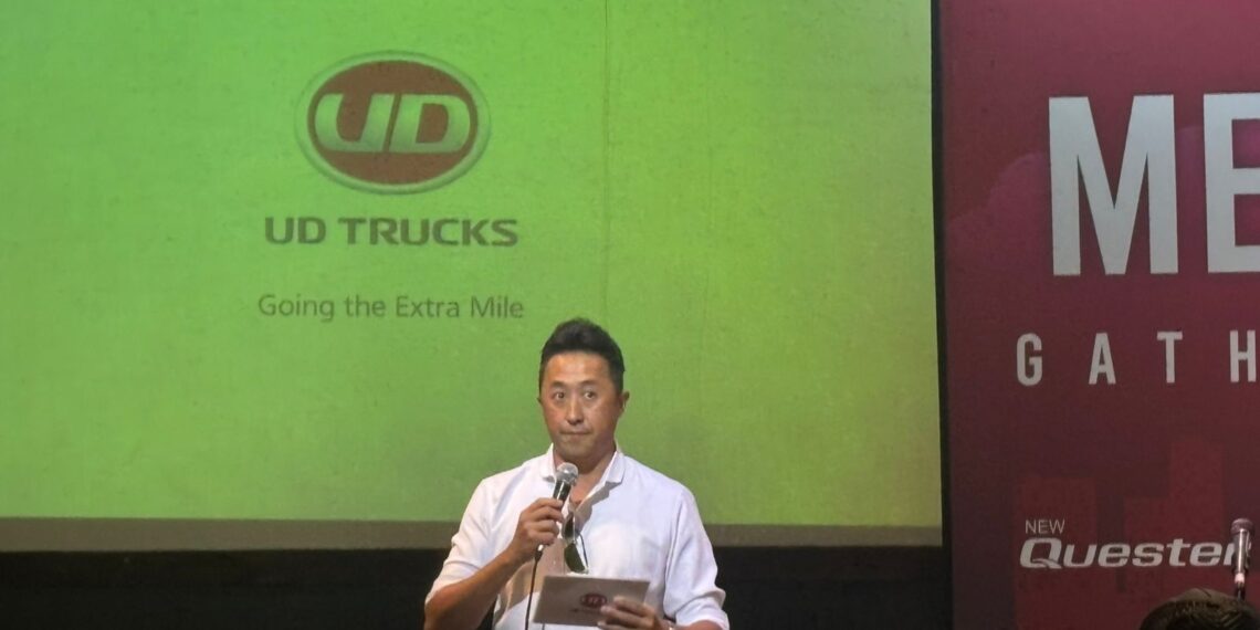 The President of UD Trucks Indonesia, Toshi Odawara. (Credit: Wulan)
