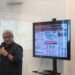 Herlan Wijanarko, Director of Network & IT Solution (NITS) of Telkom Indonesia, talked about Christmas and New Year preparations, including fixed broadband network, at a press conference in Grha Merah Putih, South Jakarta (12/16). Credit: Sinta