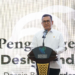Minister of Trade Budi Santoso delivered his speech at GDI 2024 Award. (Credit: Trade Ministry docs)
