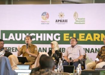 The launch of e-learning platform for regional development planning in Jakarta (01/21). Credit: Apkasi