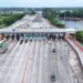 Illustration of traffic at toll gate during the 2025 New Year holiday period. Credit: Jasa Marga