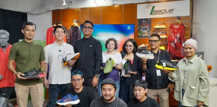 League introduced its three newest running shoes: Hytrax, Kumo 2, and Galasia, at Pondok Indah Mall, South Jakarta (01/18). Credit: Haris