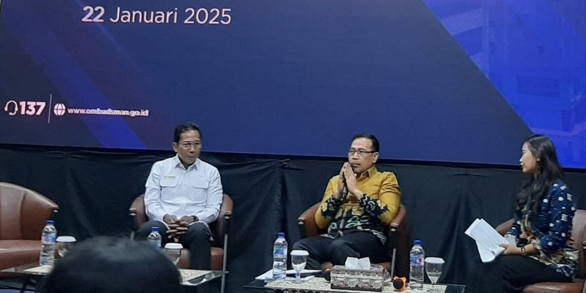 Mokhammad Najih, Chairman of the Ombudsman, spoke about the many complaints submitted by the public regarding agrarian issues (01/22). Credit: Sinta