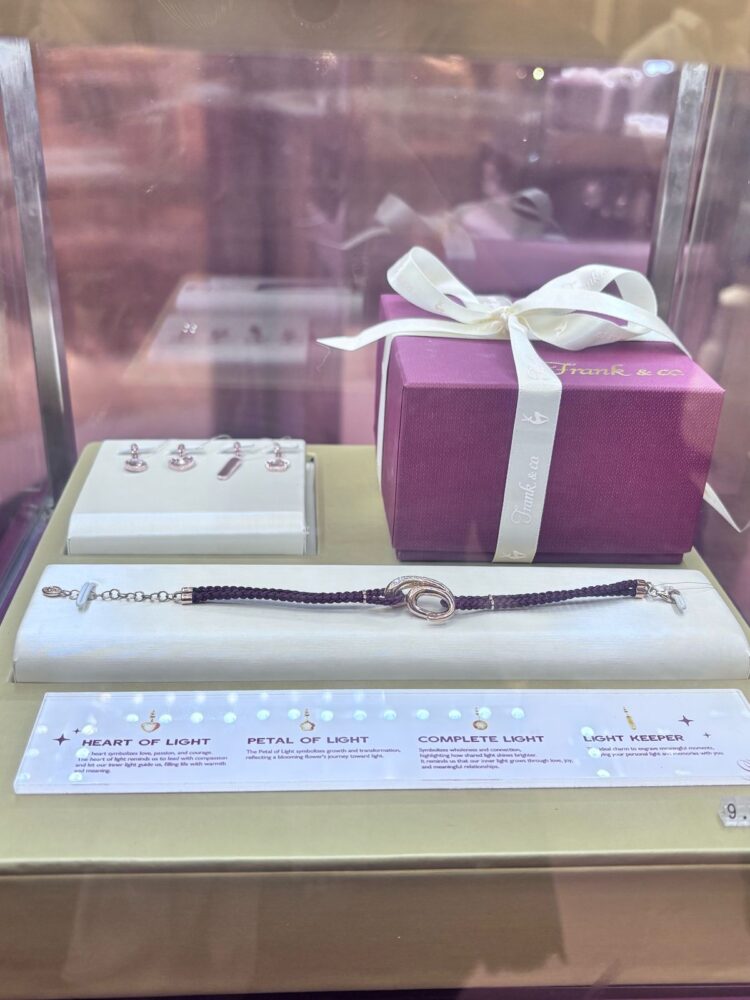 Frank & co. X Maudy Ayunda See The Light Engraved Moment collection. (Credit: Wulan)