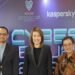 From left: Firlie Ganinduto, Chairman of ADIGSI; Genie Sugene Gan, Director of Government Affairs and Public Policy at Kaspersky; and Slamet Aji Pamungkas, Deputy for Cybersecurity and Cryptography for the Economic Sector at BSSN. Credit: Kaspersky