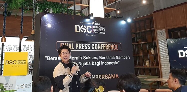 Edric Chandra, DSC Program Initiator, talked about DSC Season 15 in a press conference in South Jakarta (02/04). Credit: Sinta