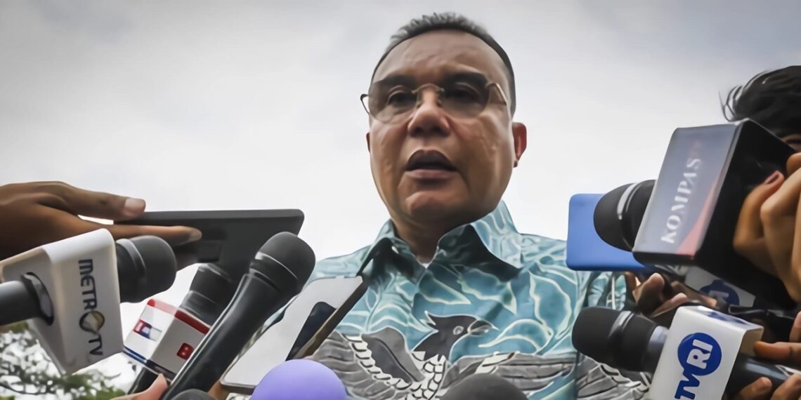Sufmi Dasco talked about no layoffs following budget efficiency measures. Credit: DPR RI