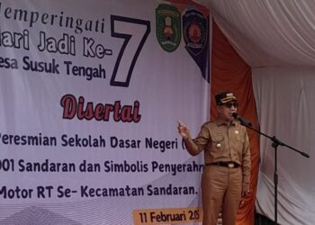 Ardiansyah Sulaiman talked about spending cuts. Credit: East Kutai Govt