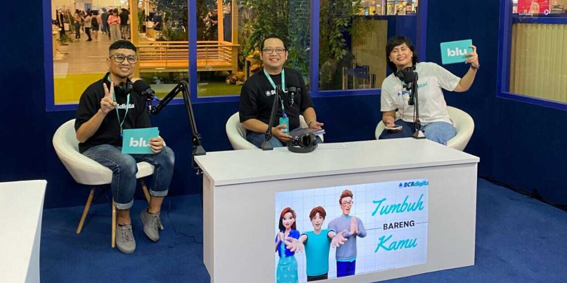 BCA Digital held a mini talk show to increase the growth of blu by BCA Digital users (02/21). Credit: Fortune