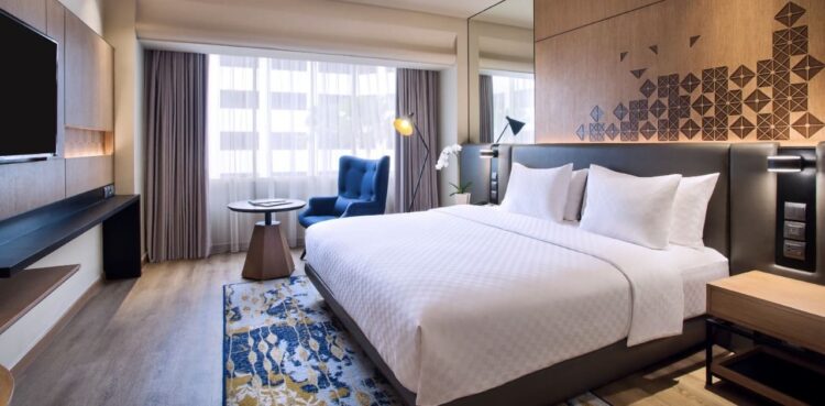 The hotel is located in the Jakarta Old City area, suitable for concert visitors. Credit: Mercure Jakarta Batavia