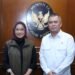 Rini Widyantini (left) and Dudy Purwagandhi talked about transportation services during Eid holidays 2025. Credit: Haris
