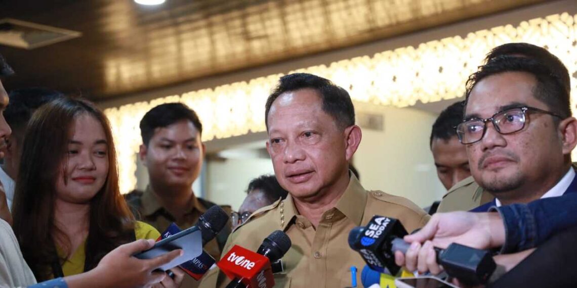 Tito Karnavian talked about the schedule for regional head inauguration. Credit: Ministry of Home Affairs