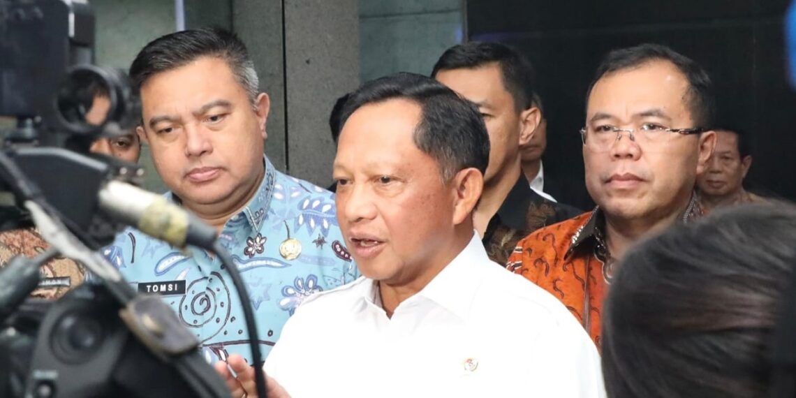 Tito Karnavian talked about the inauguration of elected regional heads. Credit: Ministry of Home Affairs