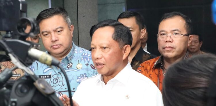 Tito Karnavian talked about the inauguration of elected regional heads. Credit: Ministry of Home Affairs