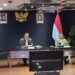 Great Wall Sea construction meeting. Agus Harimurti Yudhoyono (AHY) (center) and Maruarar Sirat (right). (Credit: PKP PR docs)