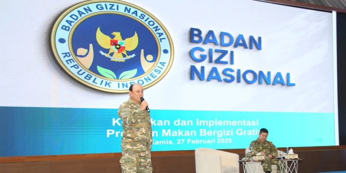 Dadan Hindayana, BGN Chief, talked about free meal program to support Golden Indonesia 2045. Credit: Puspen Kemendagri