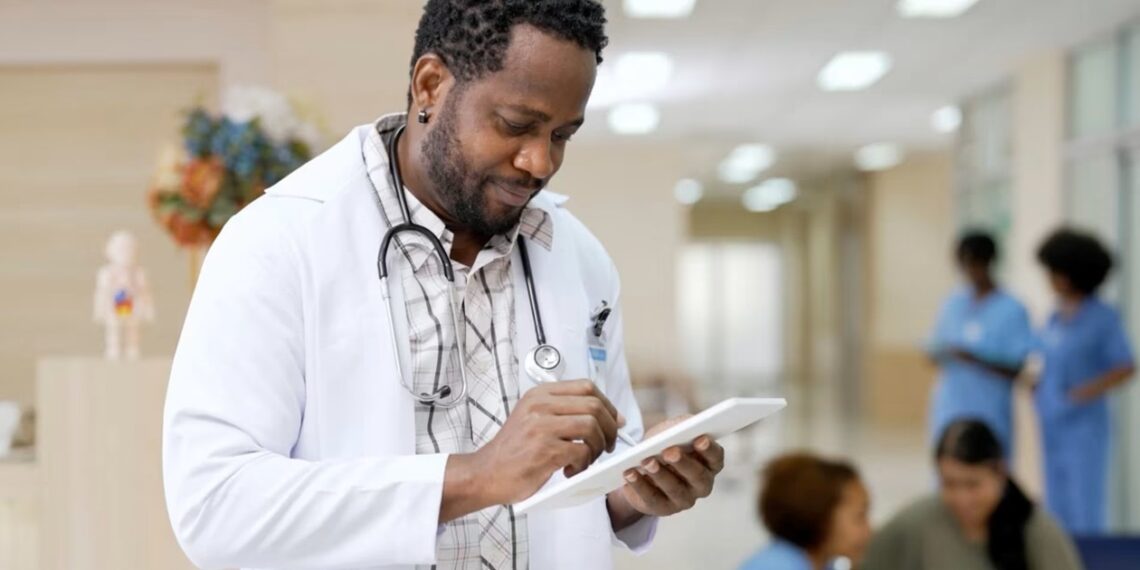 Illustration of AI-powered electronic health record system IntelliCare. Credit: InterSystems