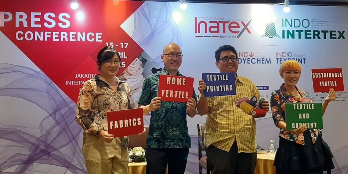 Press conference of Inatex 2025 and Indo Intertex 2025 at Borobudur Hotel in Central Jakarta (03/13). Credit: Sinta