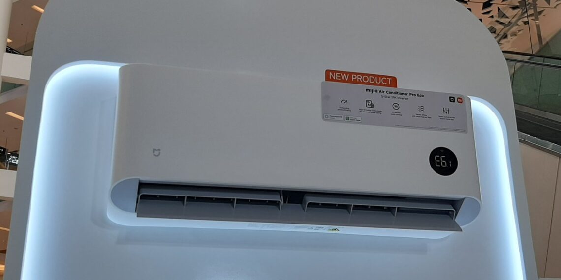 Mijia Air Conditioner Pro Eco 5-Star 1 PK Inverter launch at Gandaria City Mall, South Jakarta. Credit: Sinta