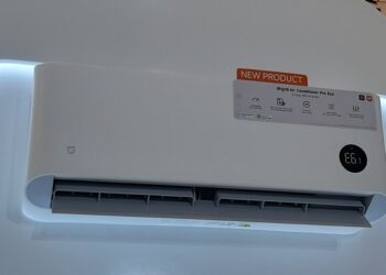 Mijia Air Conditioner Pro Eco 5-Star 1 PK Inverter launch at Gandaria City Mall, South Jakarta. Credit: Sinta