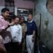 (Red shirt) PKP Minister Maruarar Sirait, (Blue shirt) Aguan, visit renovation project from Bunda Tzu Chi. (Credit: Ministry of PKP docs)