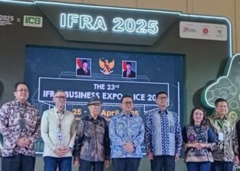 Minister of Trade Budi Santoso inaugurated IFRA x ICE 2025 at ICE BSD (04/25). Credit: Haris