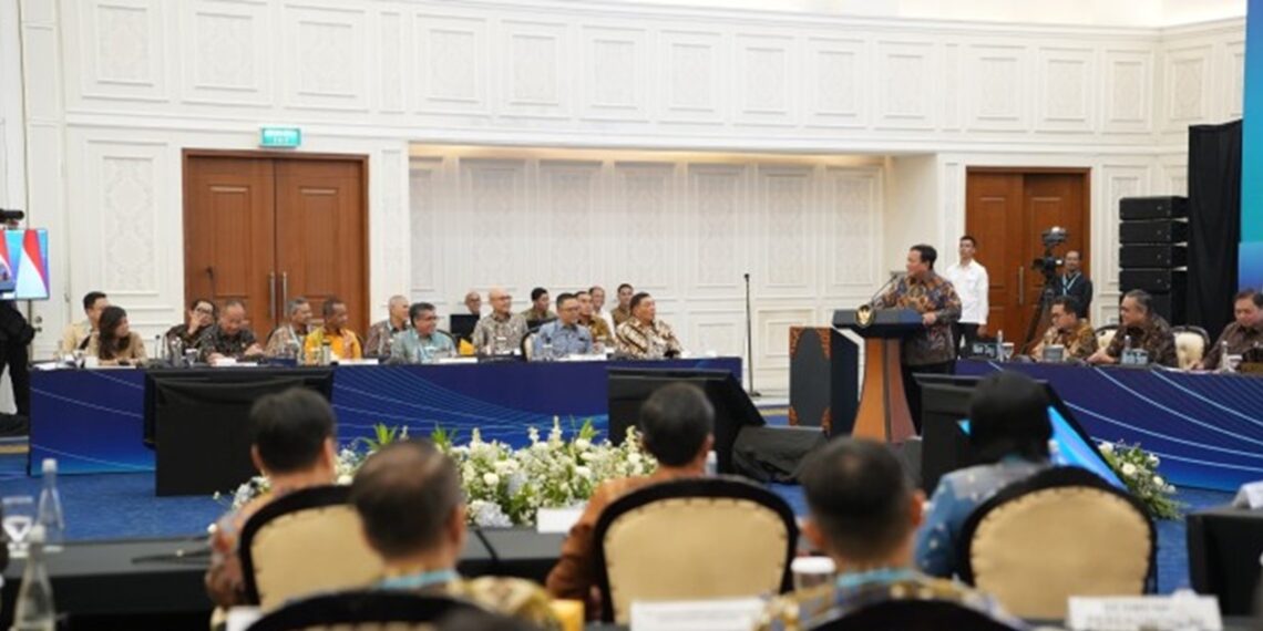 Prabowo calls for a more flexible domestic content policy. Credit: BPMI