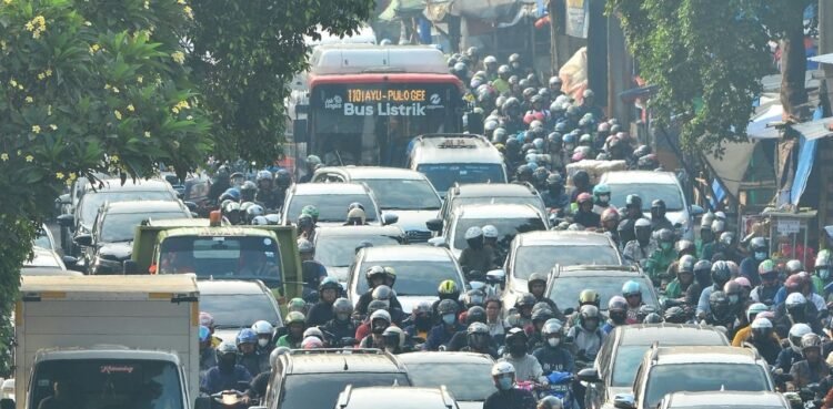 Illustration of traffic congestion in Jakarta. Credit: Iqro Rinaldi/Unsplash