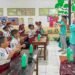 B. Braun educates the importance of handwashing to Indonesia elementary students. (Credit: B. Braun docs.)