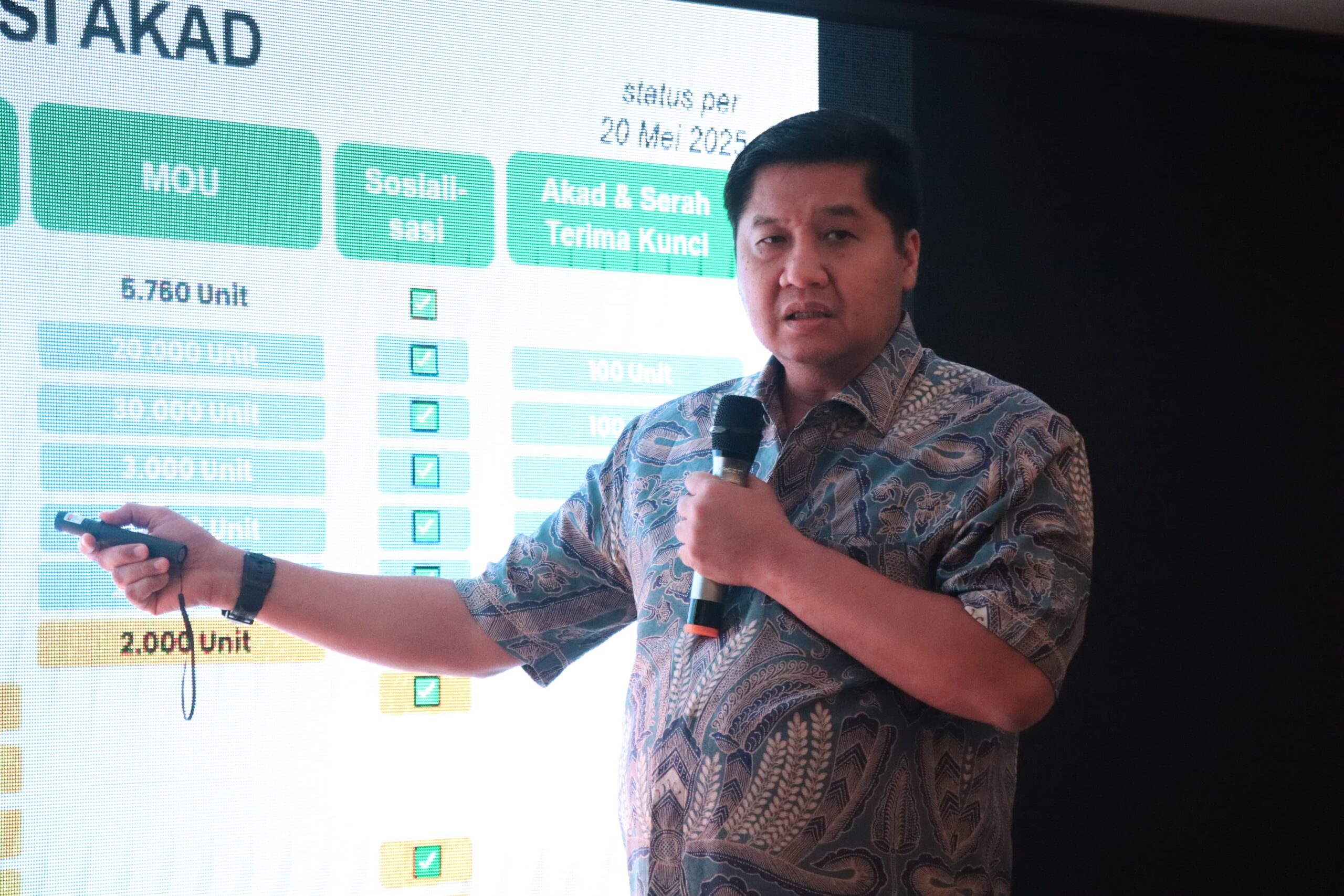 Minister of PKP Maruarar Sirait applause BP Tapera for the increase in FLPP distribution. (Credit: PKP Ministry docs.)