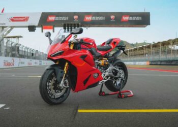 Ducati Panigale V2 has been launch in Indonesia. Credit: Ducati Indonesia